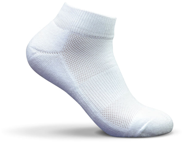 Mid Cut Basic Socks For Men And Women White | Access Accessories