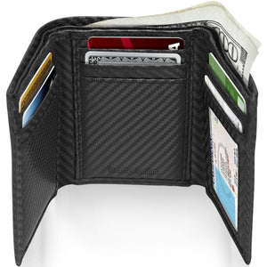 Slim Trifold Wallet With ID Window