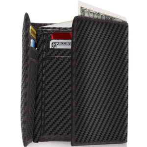 Slim Trifold Wallet With ID Window