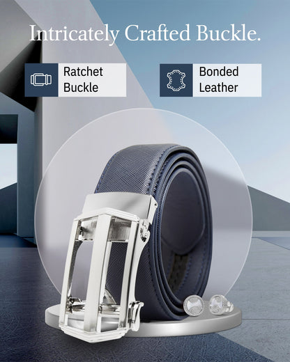 Leather Ratchet Belt – No Holes, Custom Fit