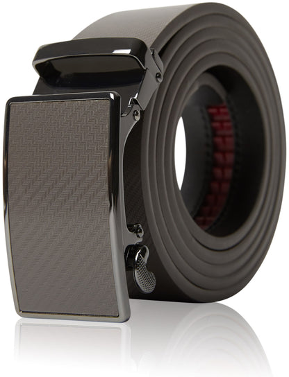 Genuine Leather Ratchet Belt – No Holes, Custom Fit
