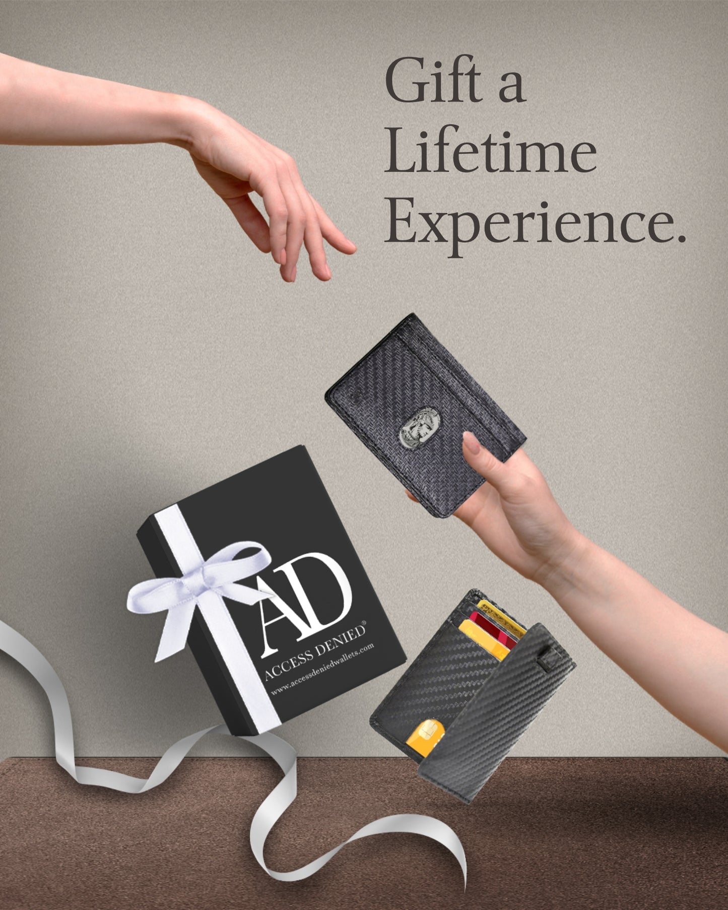 Genuine Leather Slim Bifold Wallet – Pull-Strap Card Access, RFID Blocking