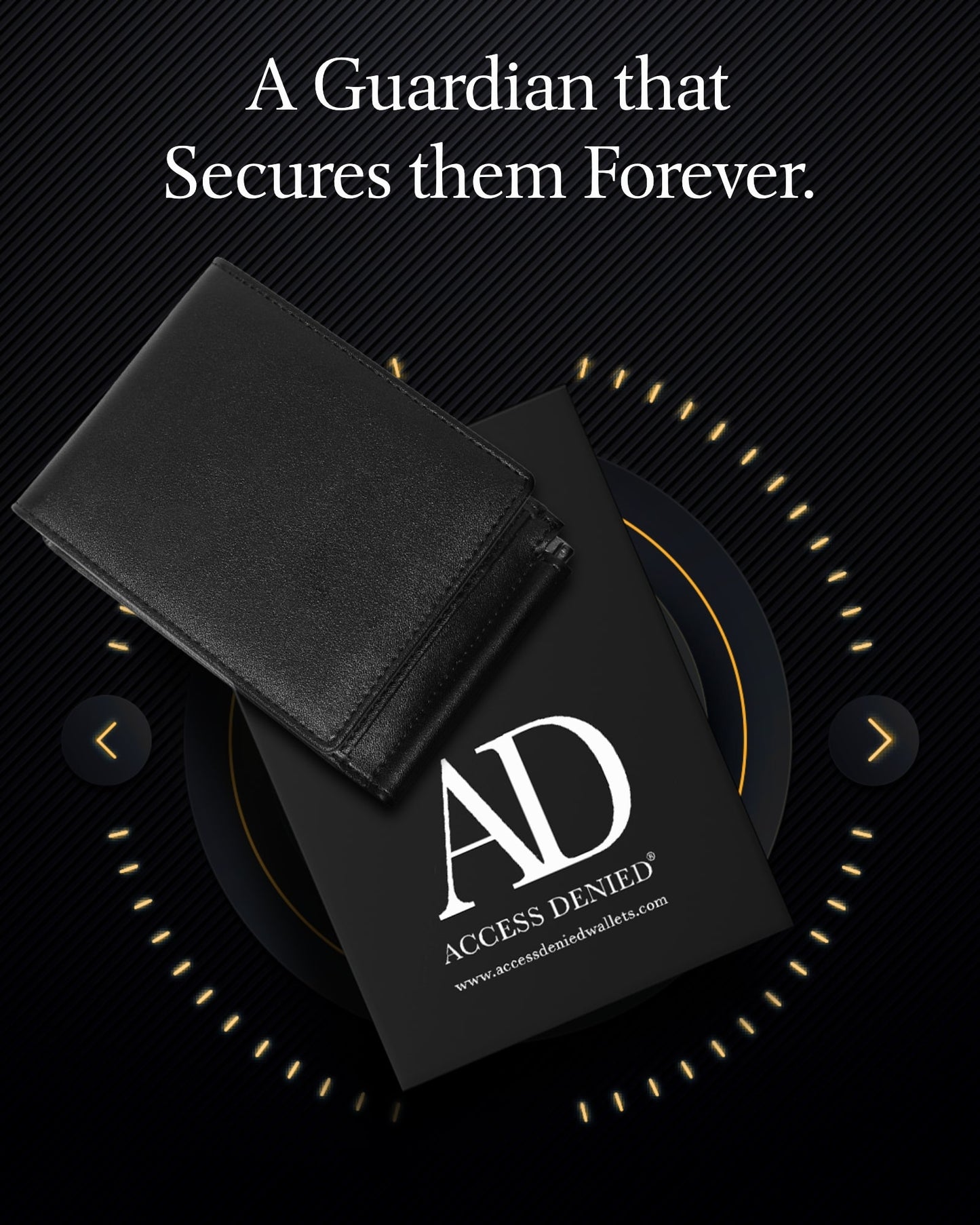 Leather Trifold Wallet – Removable Money Clip