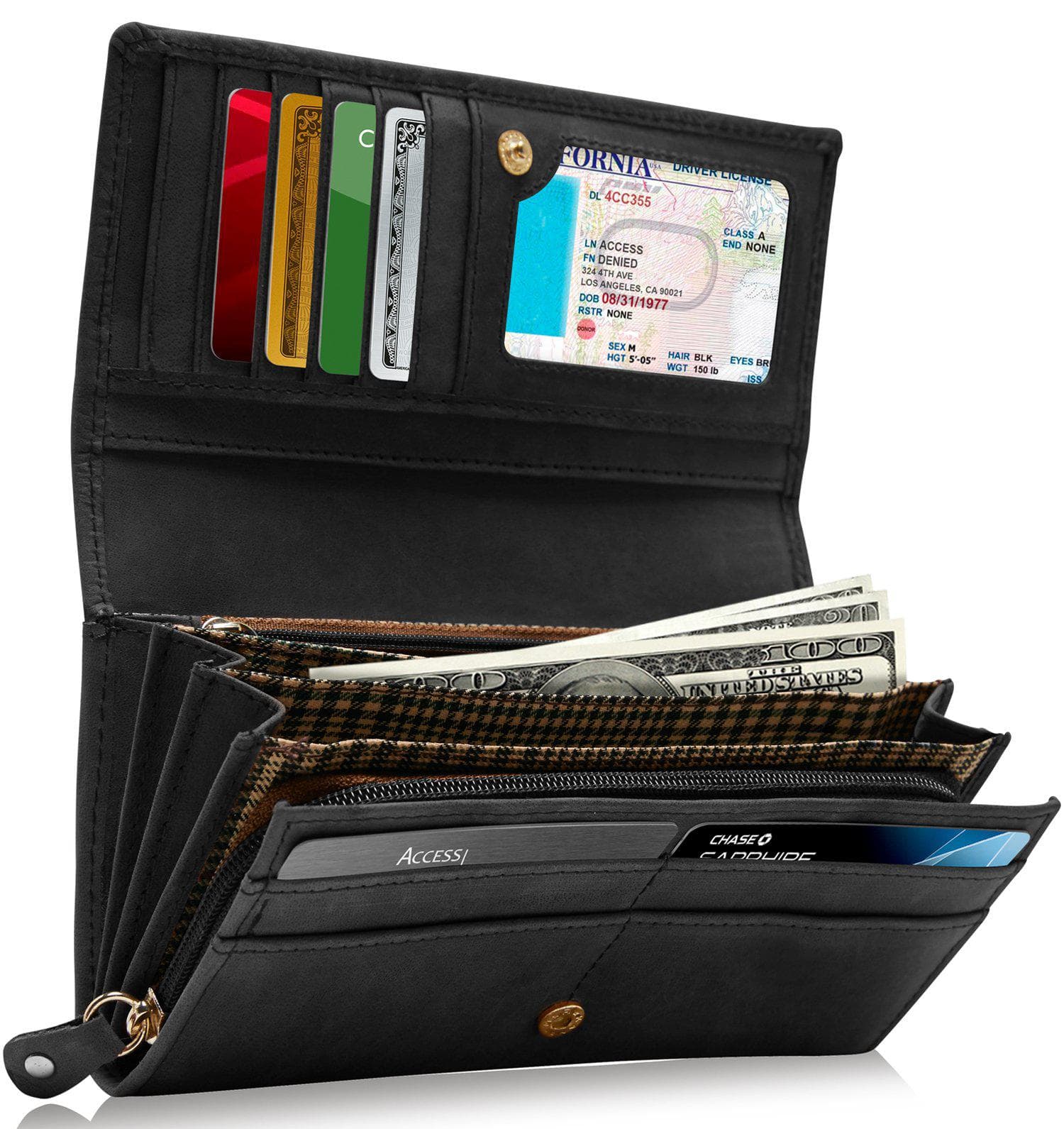 Accordion clutch wallet shop