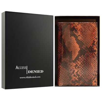 Genuine Leather Passport Holder – RFID Blocking, Travel Card Slots
