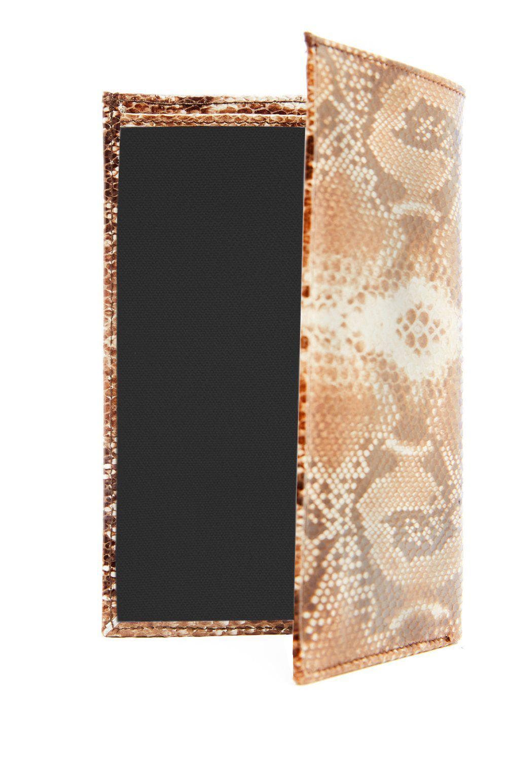 Genuine Leather Passport Holder – RFID Blocking, Travel Card Slots