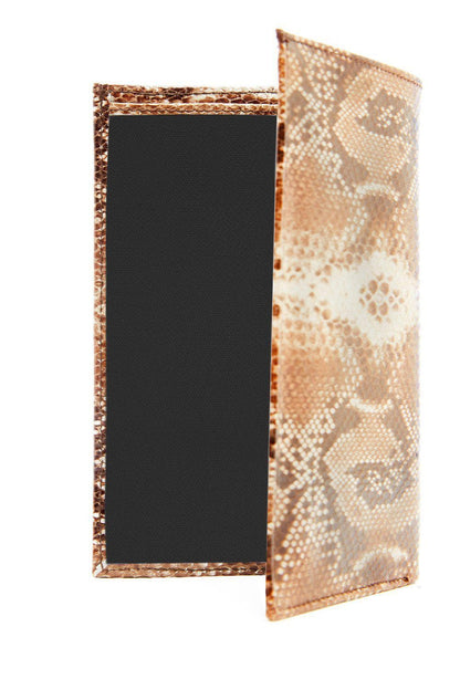Genuine Leather Passport Holder – RFID Blocking, Travel Card Slots