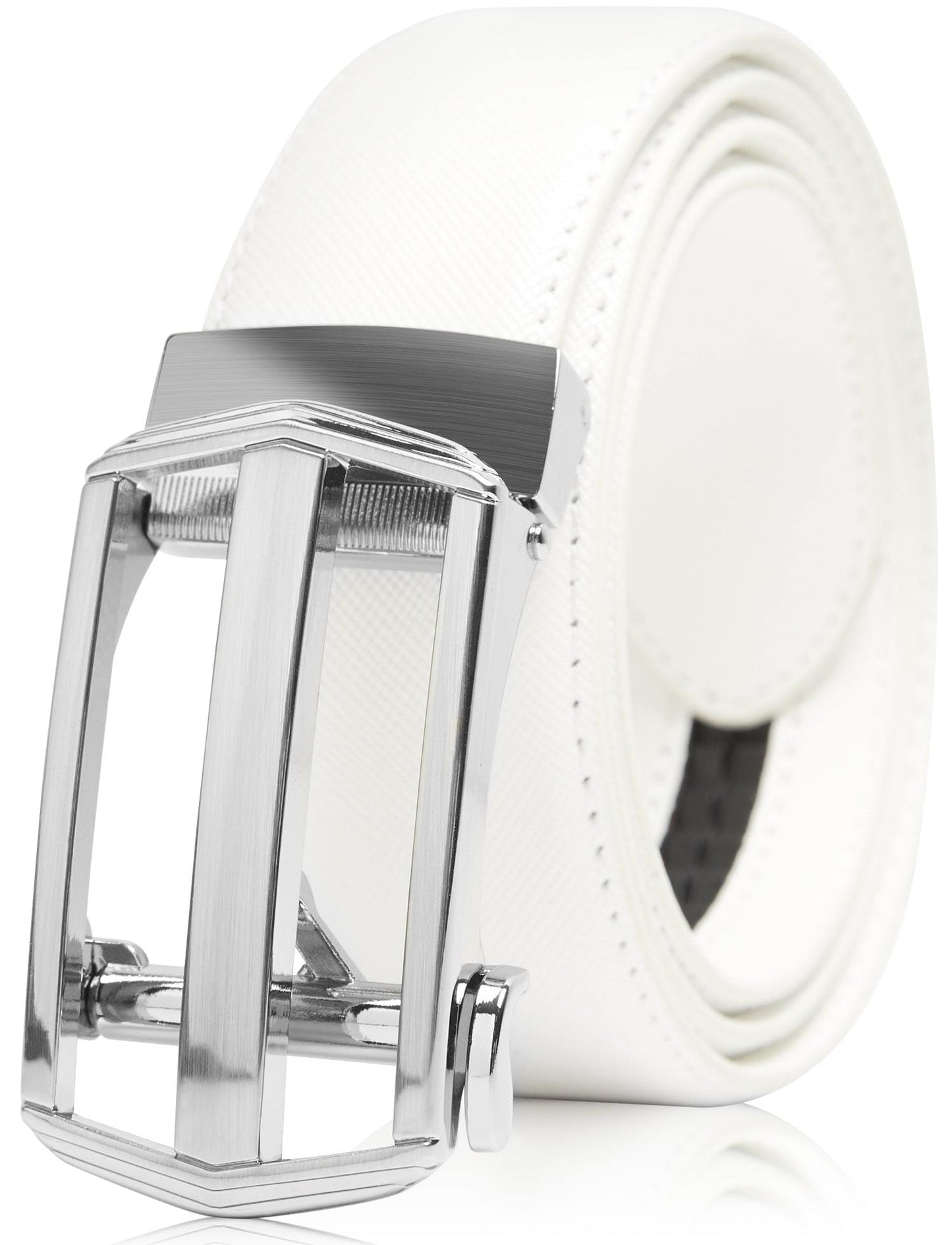 Leather Ratchet Belt – No Holes, Custom Fit
