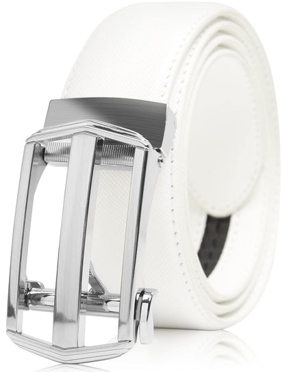 Leather Ratchet Belt – No Holes, Custom Fit